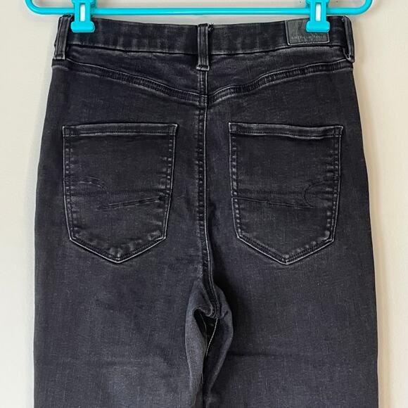 American Eagle Black Next Level Stretch Jegging Size 8 Regular - Picture 7 of 12
